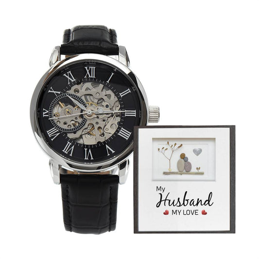 My Husband my Love, Men's Openwork Watch