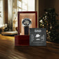 Dad I know you have loved me, Men's Openwork Watch