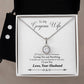 Eternal Hope Necklace and Cubic Zirconia Earring Set To My Gorgeous Wife from Husband