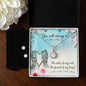 You will always be the Sister of my Soul, Eternal Hope Necklace and Cubic Zirconia Earring Set