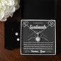 To my Beautiful Soulmate , Eternal Hope Necklace and Cubic Zirconia Earring Set
