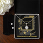 Congratulations, Graduation 2024, Eternal Hope Necklace and Cubic Zirconia Earring Set