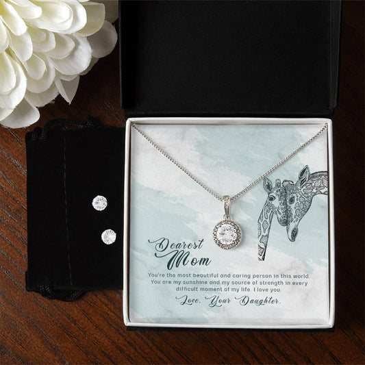 Eternal Hope Necklace and Cubic Zirconia Earring Set To my mom- you_re the most beautiful