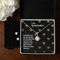 To my Grandmother, Eternal Hope Necklace and Cubic Zirconia Earring Set
