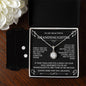 To my Beautiful Grandaughter, Eternal Hope Necklace and Cubic Zirconia Earring Set