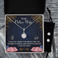 Eternal Hope Necklace and Cubic Zirconia Earring Set To my Police wife