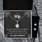 Eternal Hope Necklace and Cubic Zirconia Earring Set To my Wife