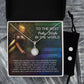 Eternal Hope Necklace and Cubic Zirconia Earring Set To the best police wife