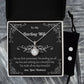 Eternal Hope Necklace and Cubic Zirconia Earring Set To my Darling Wife