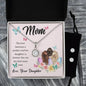 Eternal Hope Necklace and Cubic Zirconia Earring Set Mom, The love between a mother and her daughter is forever