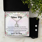 To my Beloved Future Wife, Eternal Hope Necklace and Cubic Zirconia Earring Set