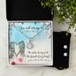 You will always be the Sister of my Soul, Eternal Hope Necklace and Cubic Zirconia Earring Set
