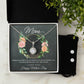 Eternal Hope Necklace and Cubic Zirconia Earring Set Mom, Happy Mothers Day