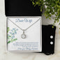 Eternal Hope Necklace and Cubic Zirconia Earring Set Dear Wife I Love you Always and Forever