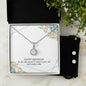 Happy Birthday, Eternal Hope Necklace and Cubic Zirconia Earring Set