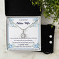 To my Beloved Future Wife, Eternal Hope Necklace and Cubic Zirconia Earring Set