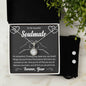 To my Beautiful Soulmate , Eternal Hope Necklace and Cubic Zirconia Earring Set