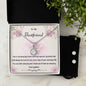 To my Best Friend, Eternal Hope Necklace and Cubic Zirconia Earring Set