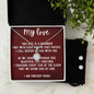 My love, Eternal Hope Necklace and Cubic Zirconia Earring Set