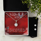 Eternal Hope Necklace and Cubic Zirconia Earring Set To my Firefighter Wife