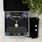 To my Beloved Future Wife, Eternal Hope Necklace and Cubic Zirconia Earring Set
