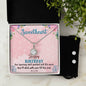 SweetHeart Happy Birthday boho chick, Eternal Hope Necklace and Cubic Zirconia Earring Set