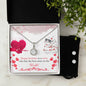 Happy Birthday to a sister, Eternal Hope Necklace and Cubic Zirconia Earring Set