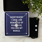 Everywhere I look Eternal Hope Necklace and Cubic Zirconia Earring Set