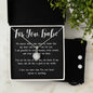 For You, Babe, Eternal Hope Necklace and Cubic Zirconia Earring Set