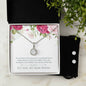 My Dear Sister, Eternal Hope Necklace and Cubic Zirconia Earring Set