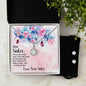 Dear Sister Eternal Hope Necklace and Cubic Zirconia Earring Set