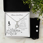 Mother of Bride, Wedding day Jewellery gift set, Eternal Hope Necklace and Cubic Zirconia Earring Set