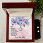Dear Sister Eternal Hope Necklace and Cubic Zirconia Earring Set