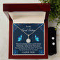 To My Soul Sister, Eternal Hope Necklace and Cubic Zirconia Earring Set