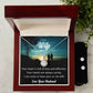 Eternal Hope Necklace and Cubic Zirconia Earring Set To my Wife Love your husband