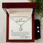 To my Girlfriend-I choose you, Eternal Hope Necklace and Cubic Zirconia Earring Set