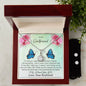 To my Girlfriend, Eternal Hope Necklace and Cubic Zirconia Earring Set