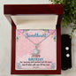 SweetHeart Happy Birthday boho chick, Eternal Hope Necklace and Cubic Zirconia Earring Set