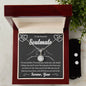 To my Beautiful Soulmate , Eternal Hope Necklace and Cubic Zirconia Earring Set