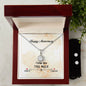 Happy Anniversary, Eternal Hope Necklace and Cubic Zirconia Earring Set