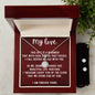 My love, Eternal Hope Necklace and Cubic Zirconia Earring Set