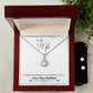 Eternal Hope Necklace and Cubic Zirconia Earring Set To Wife From Husband
