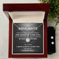 To My Soulmate, Eternal Hope Necklace and Cubic Zirconia Earring Set