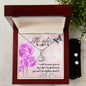 I smile because you are my Little Sister, Eternal Hope Necklace and Cubic Zirconia Earring Set