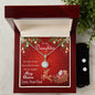 Merry Christmas to my Daughter, Eternal Hope Necklace and Cubic Zirconia Earring Set