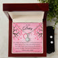 My Dear Baby, Eternal Hope Necklace and Cubic Zirconia Earring Set