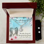 You will always be the Sister of my Soul, Eternal Hope Necklace and Cubic Zirconia Earring Set