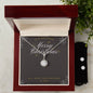 Merry Christmas to my Girlfriend, Eternal Hope Necklace and Cubic Zirconia Earring Set