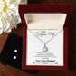 Eternal Hope Necklace and Cubic Zirconia Earring Set To My Gorgeous Wife from Husband (2)