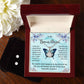 Eternal Hope Necklace and Cubic Zirconia Earring Set To My Bonus Mom2